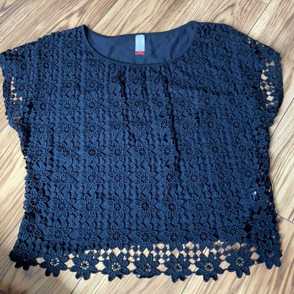 Flower see through shirt